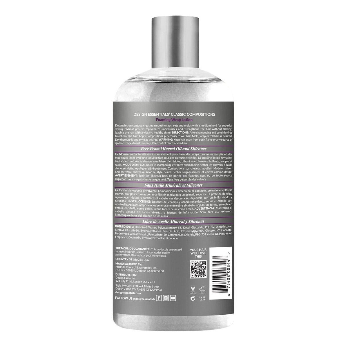 Compositions Foaming Wrap Lotion