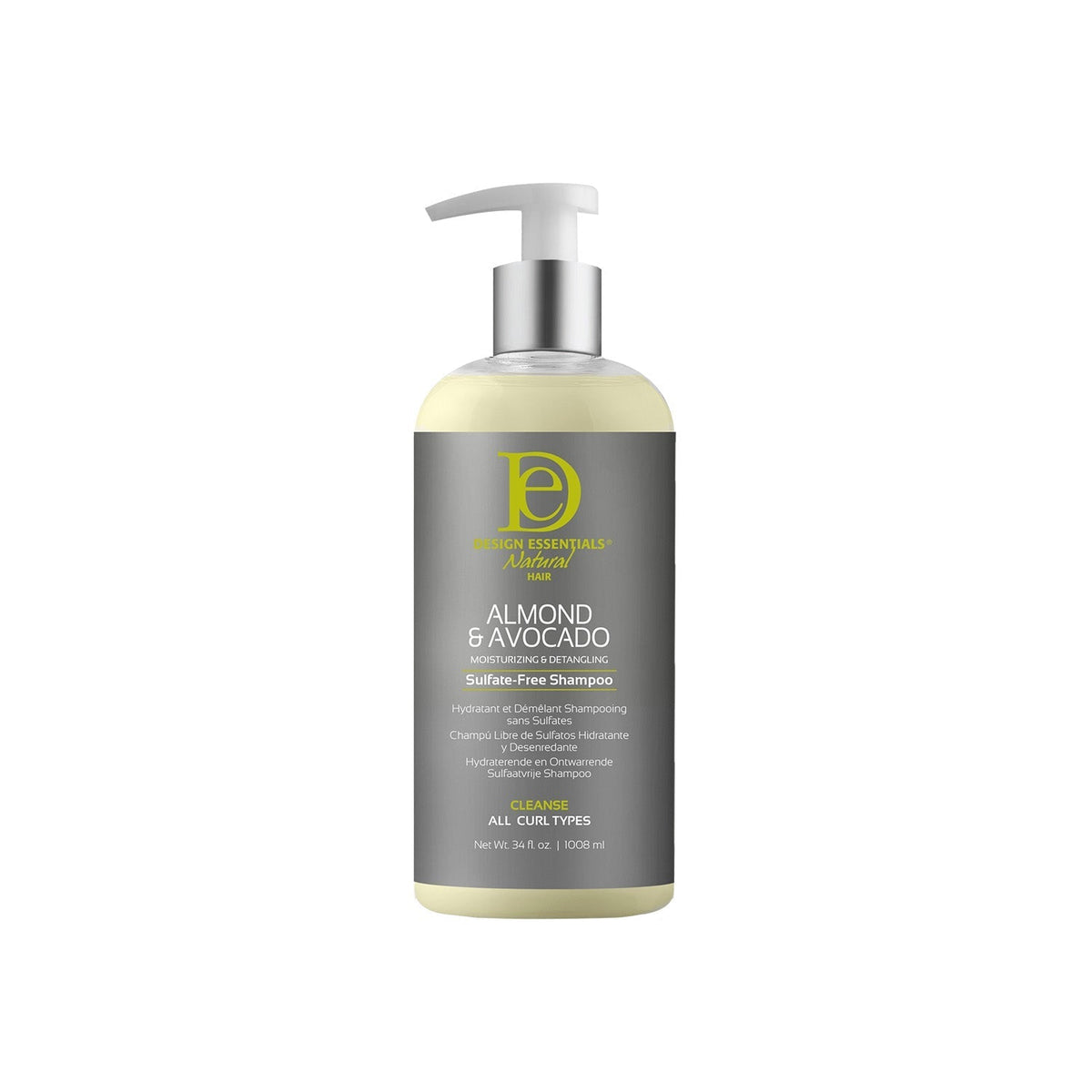 Almond & Avocado Moisturizing & Detangling Sulfate-Free Shampoo
