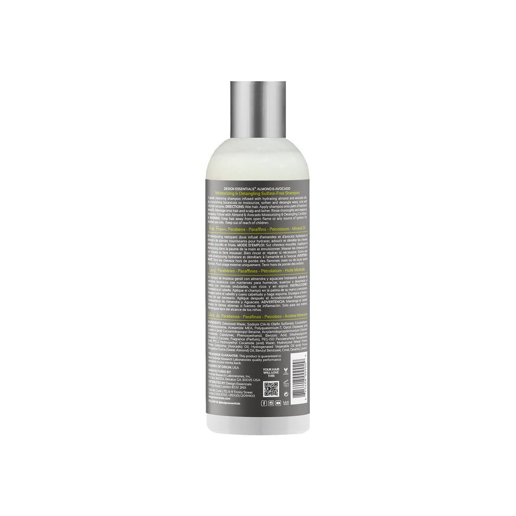 Almond & Avocado Moisturizing & Detangling Sulfate-Free Shampoo