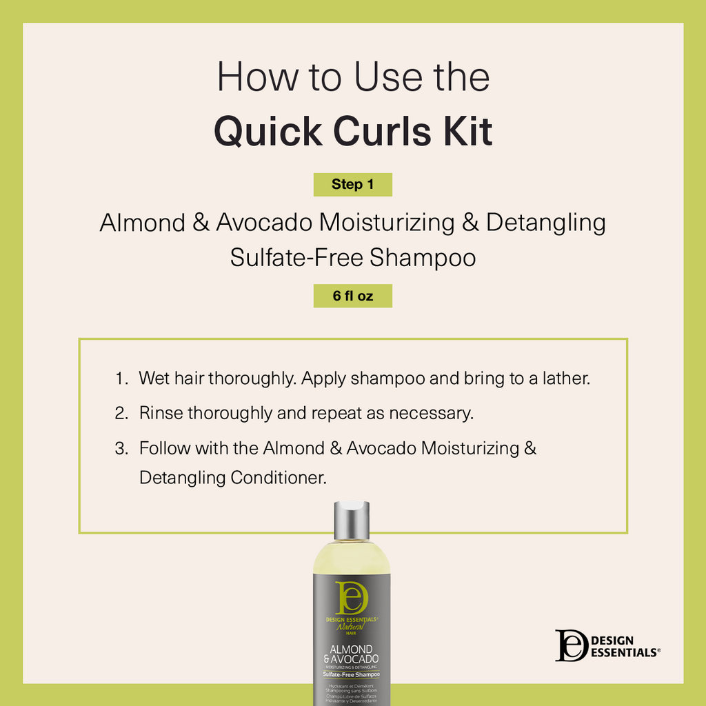 Almond & Avocado Quick Curl Kit
