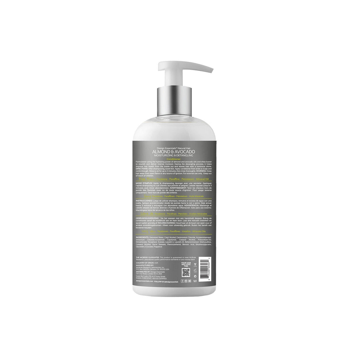 Almond & Avocado Moisturizing & Detangling Conditioner
