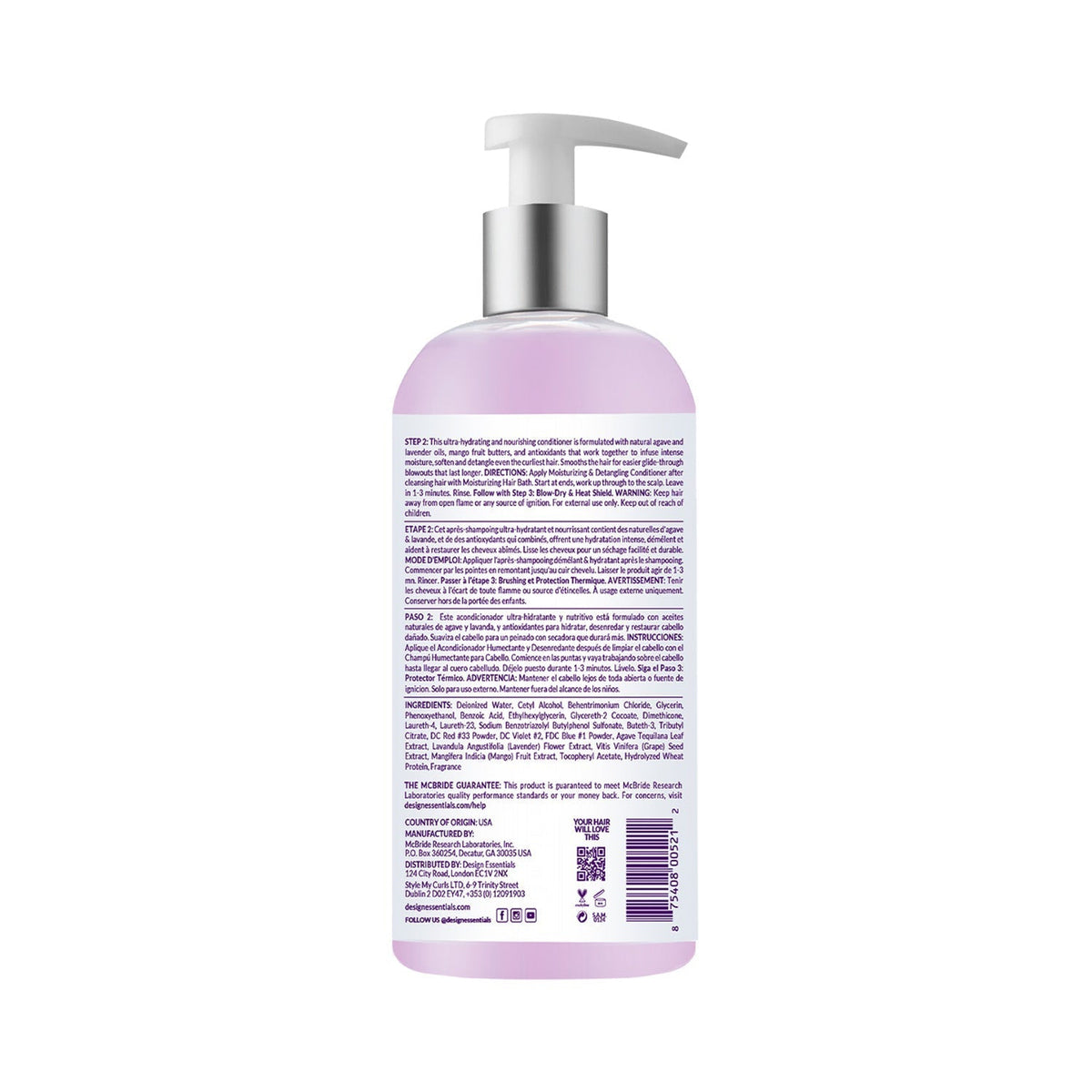 Agave & Lavender Moisturizing & Detangling Conditioner