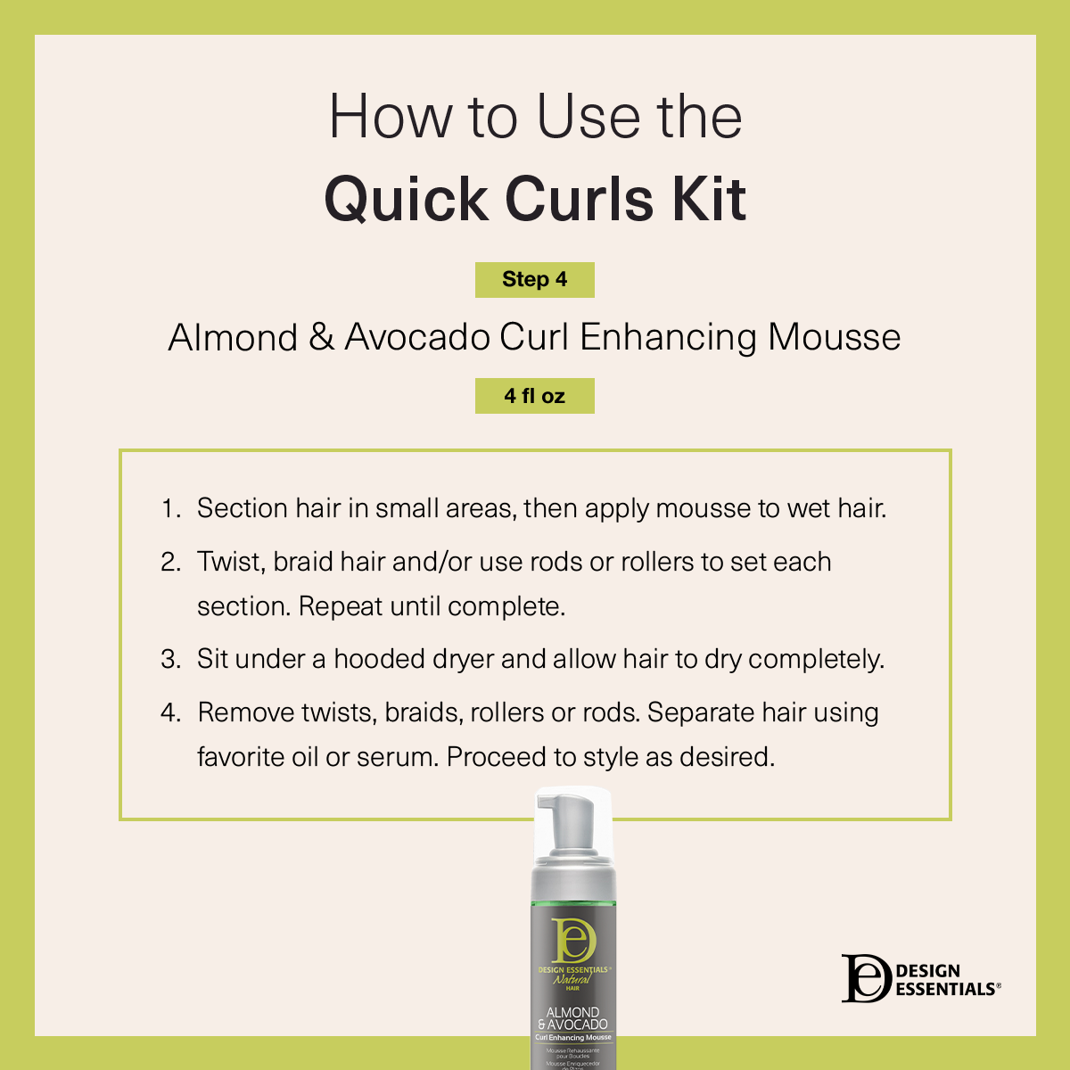 Almond & Avocado Quick Curl Kit