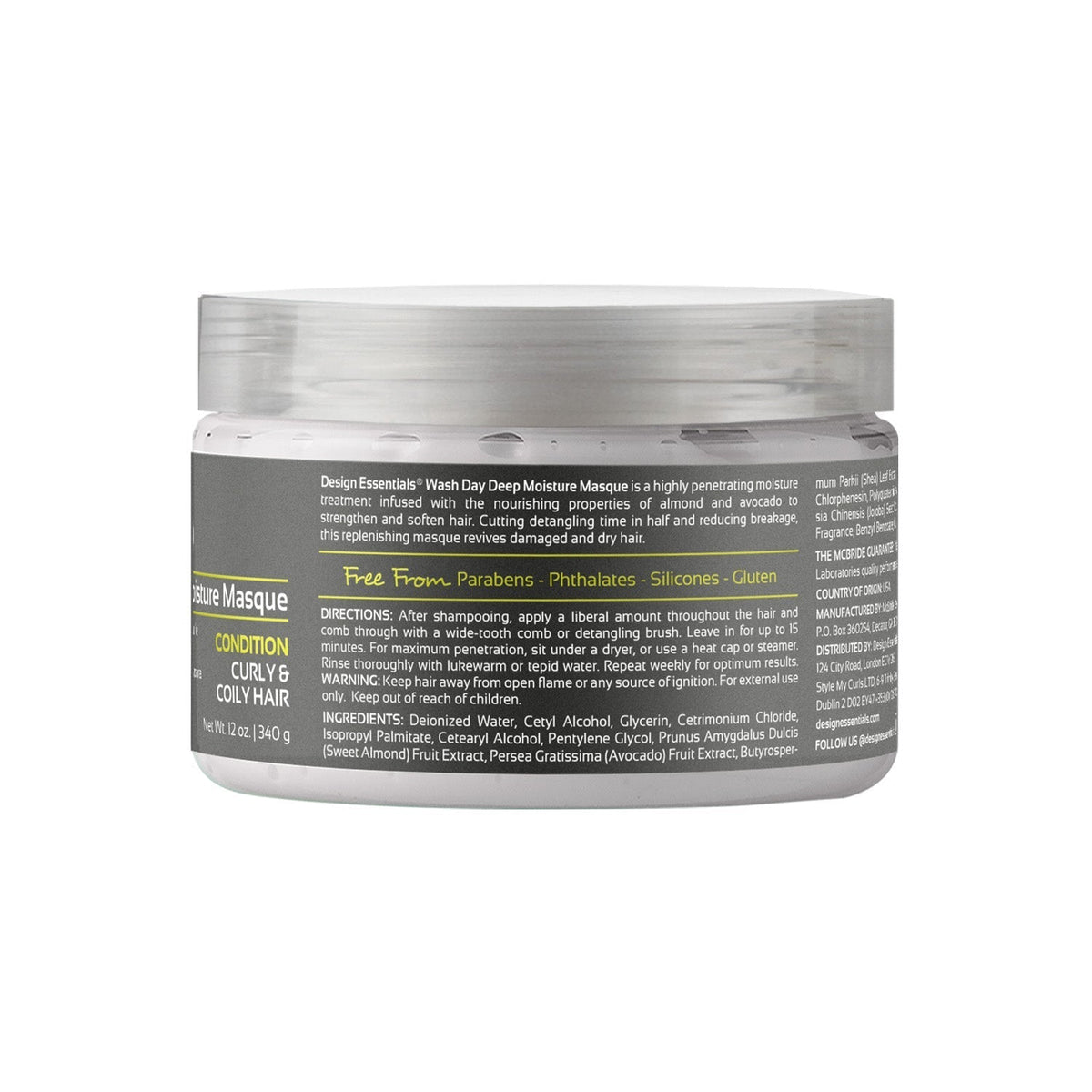 Almond & Avocado Wash Day Deep Moisture Masque