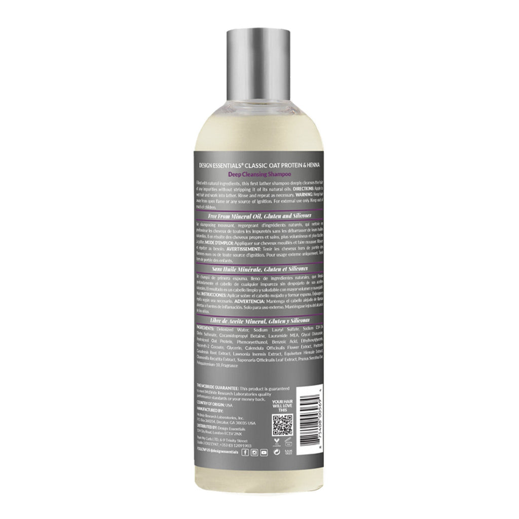 Oat Protein & Henna Deep Cleansing Shampoo